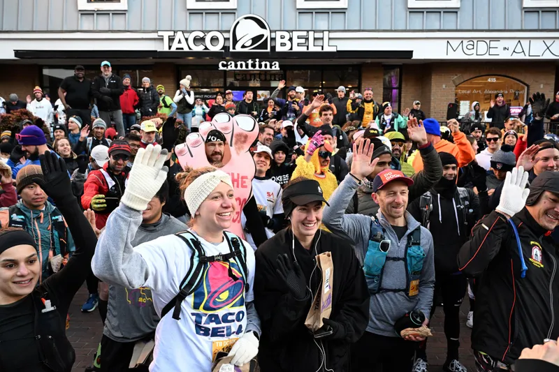 At this ultramarathon, runners tackle 50km and eat at nine Taco Bells