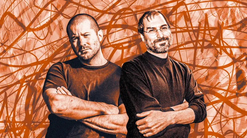 Jony Ive and Steve Jobs