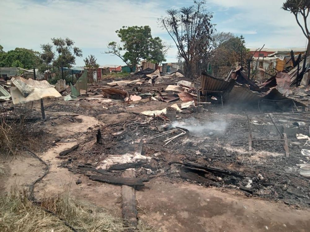 Over 20 shacks burnt down in KwaZulu-Natal after resident falls asleep ...