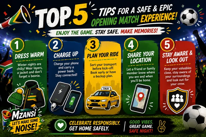 Essential tips for enjoying the FIFA World Cup opening match in South ...