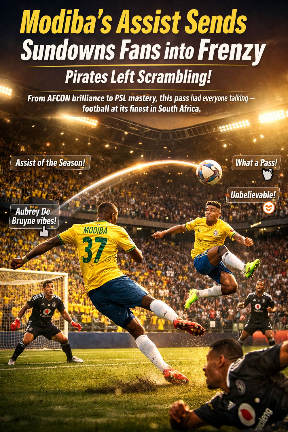 From Afcon brilliance to PSL mastery, this pass had everyone talking – football at its finest in South Africa