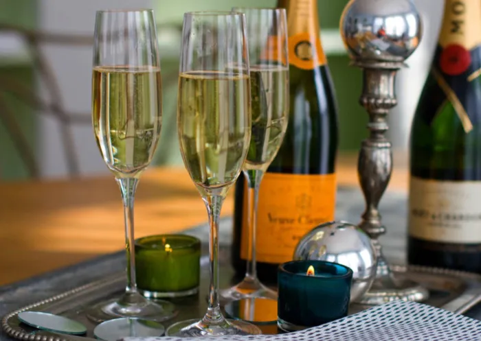 They found that just five percent of the energy inside a champagne bottle actually propels the cork.