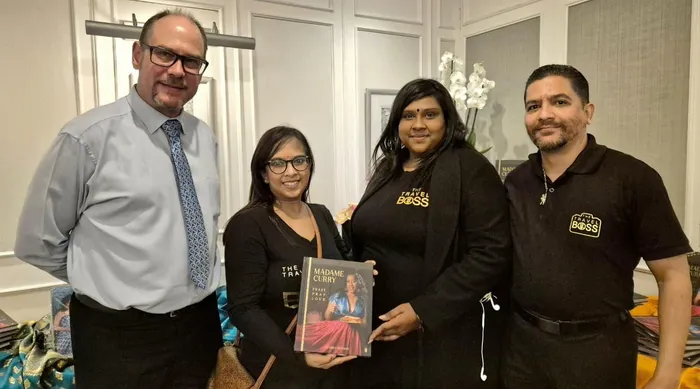 Andrew Lee, from left, Kashmeera Hurbans, Thashni Govender and Savendran Susai. 