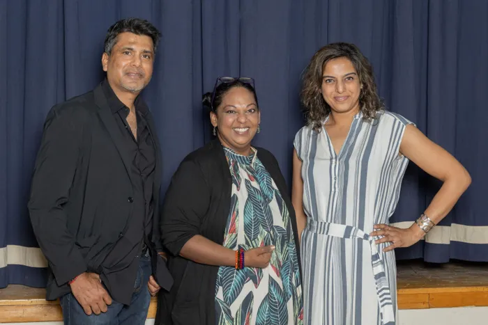 Rajesh Gopie, Shikha Budhoo and Shikha Maharaj 