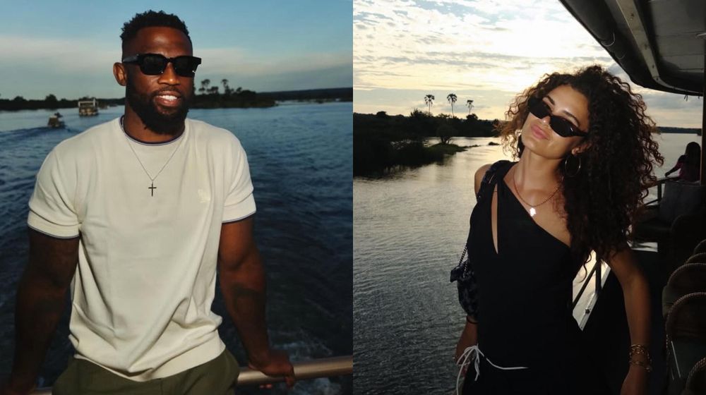 Spotted in Victoria Falls: video confirms Siya Kolisi and Rachel John are vacationing together