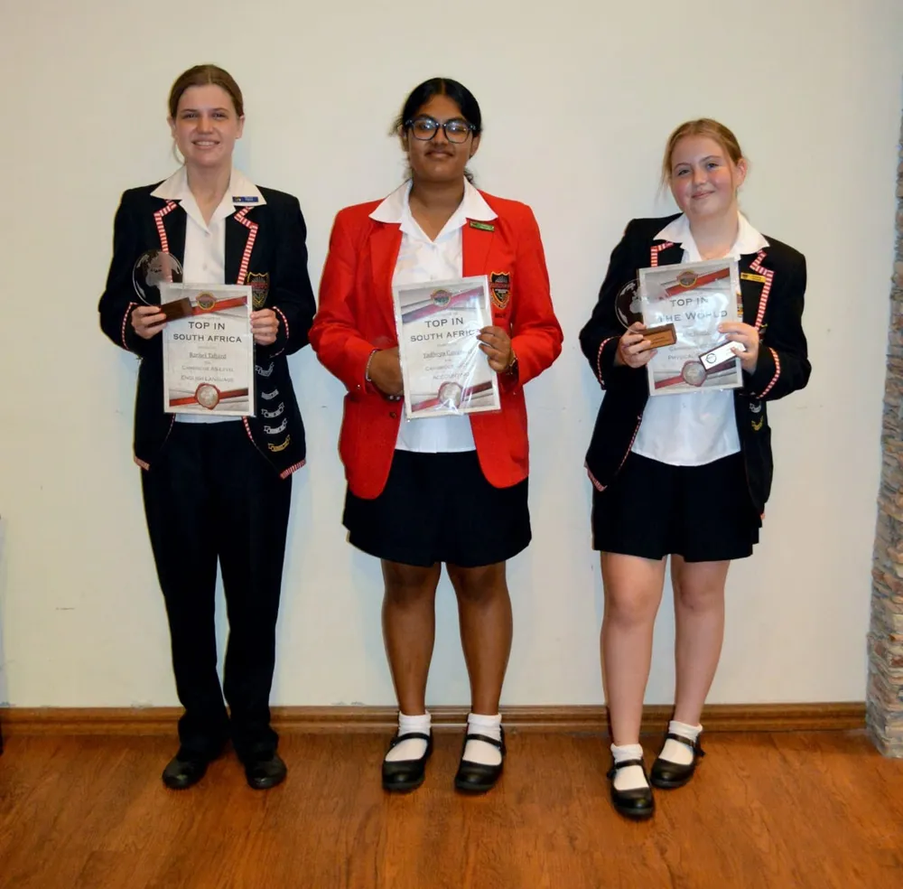 Top Cambridge IGCSE student in the world and South Africa. Picture: North Coast Courier.