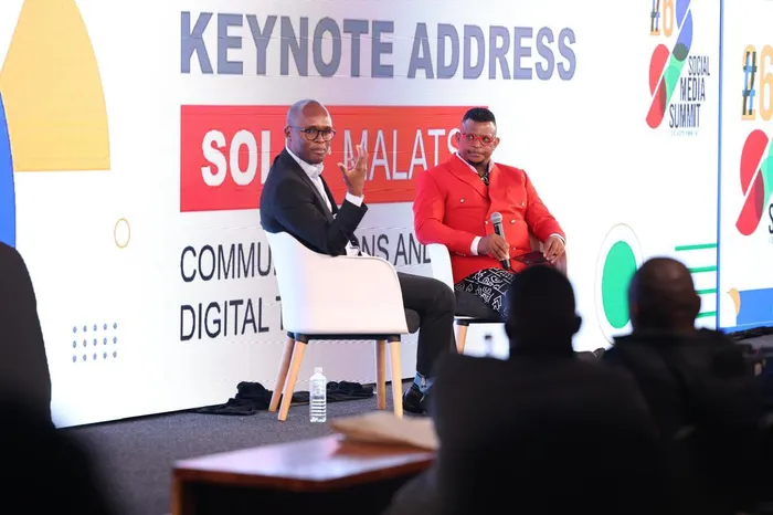 Minister of Communications and Digital Technologies Solly Malatsi makes a point during the Social Media Summit for Government. The platform emphasised the critical need for a human-centric approach to technology and citizen engagement while reiterating its position as South Africa's premier forum for knowledge exchange in public sector communication.