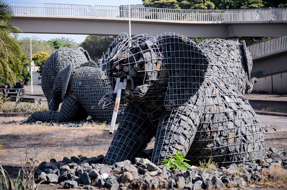 Elephant sculpture in eThekwini vandalised