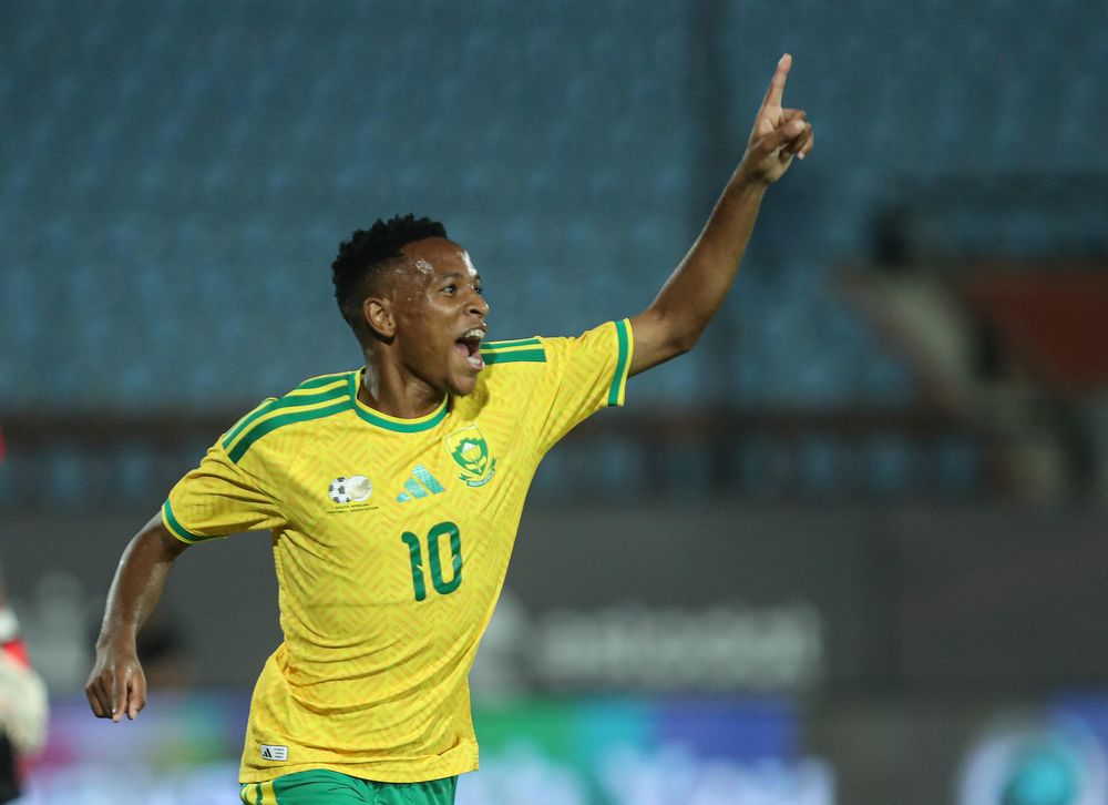 Relebohile Mofokeng shines with a brace as Pitso Mosimane’s Bafana put five past Eritrea