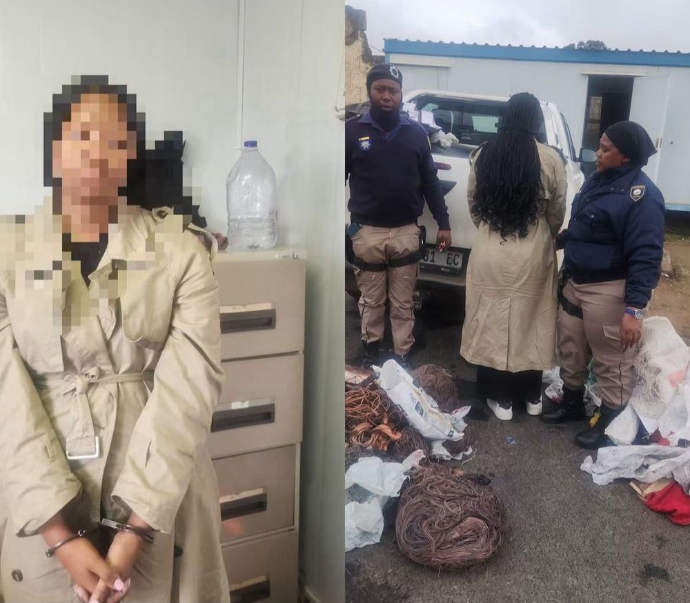 Businesswoman arrested after Hawks seize suspected stolen municipal copper cables in Mthatha