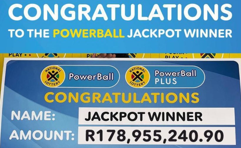 Young couple wins R178.9m PowerBall jackpot: dreams of travel and homeownership realised