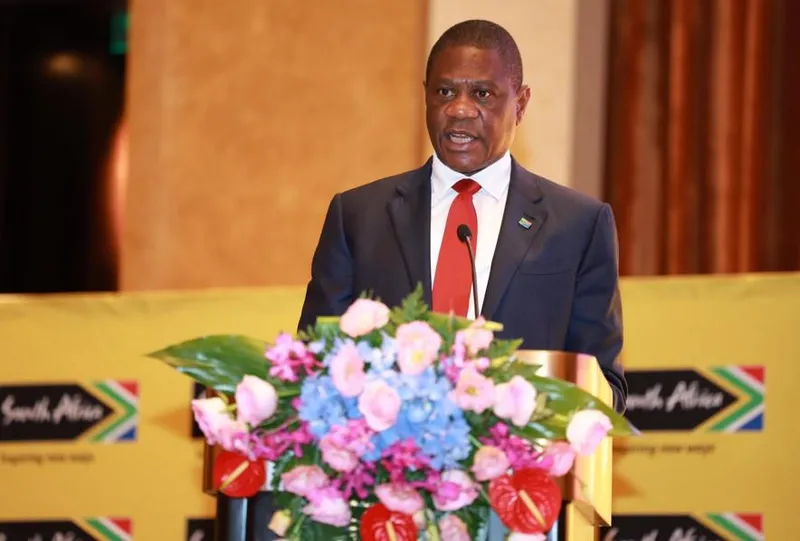 Mashatile calls for increased Chinese investment as trade deficit with China surges