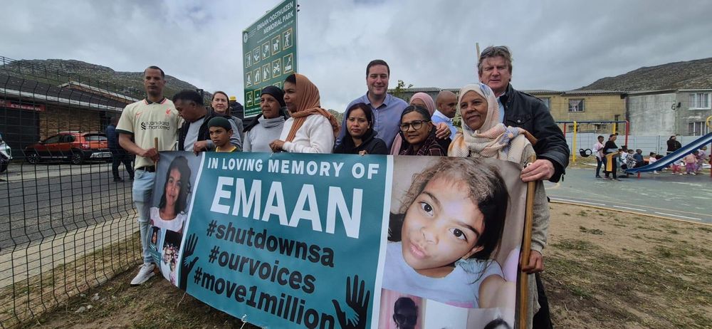 ‘NEVER FORGET EMAAN’ - Ocean View park renamed for seven-year-old killed in gang crossfire
