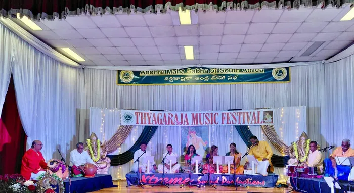 The Swaralaya Music Academy performed at the festival. 