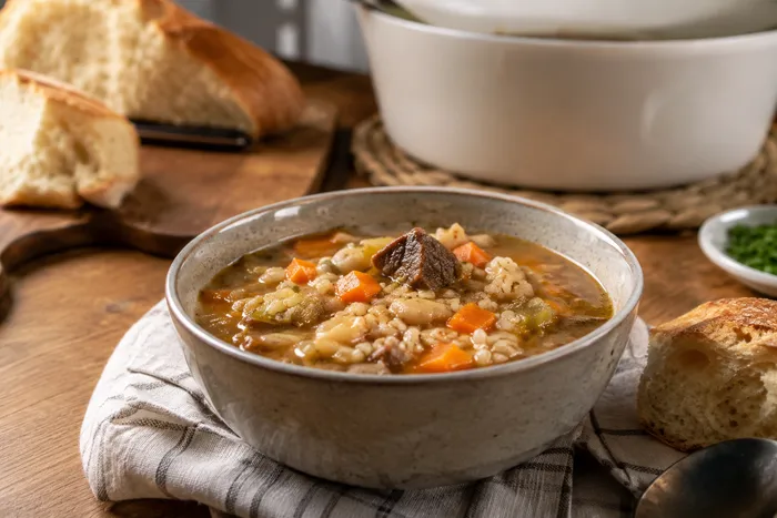 Served with freshly baked bread or a fluffy vetkoek, samp and beans soup remains one of the country's most loved comfort foods.
