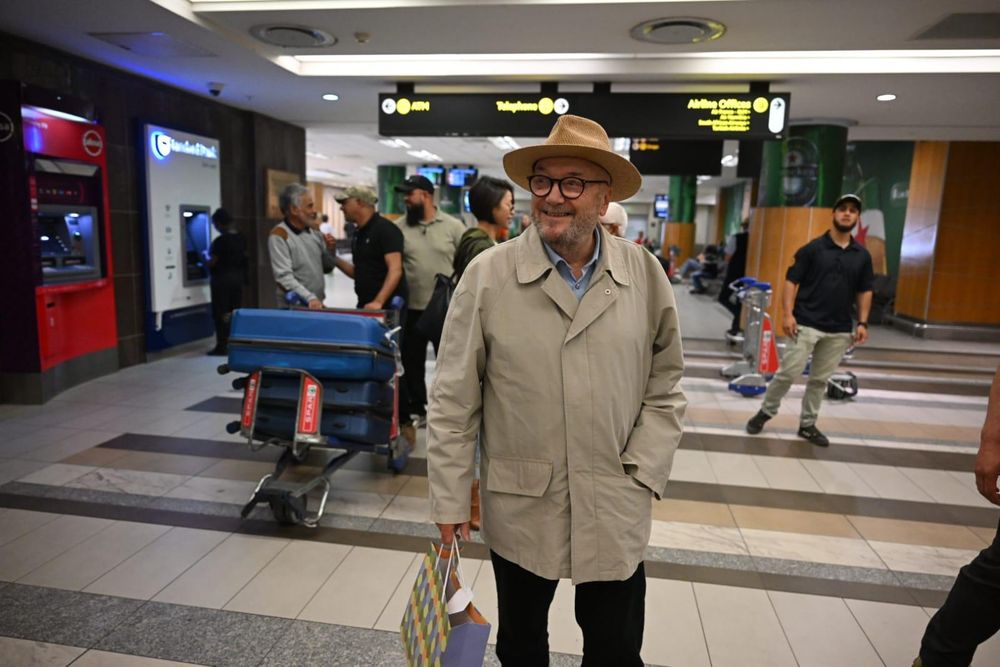 George Galloway and Yvonne Ridley arrive in Cape Town for Palestine solidarity tour - IOL