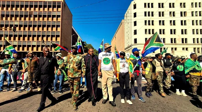 Protesters gathered in Pretoria’s CBD as anti-illegal immigration demonstrations led by civic groups called for undocumented foreign nationals to leave South Africa.