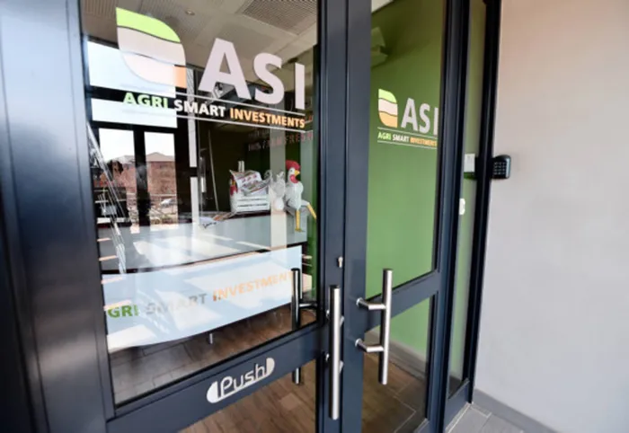 The closed Pretoria offices of Agri Smart Investments. Picture: Phill Magakoe