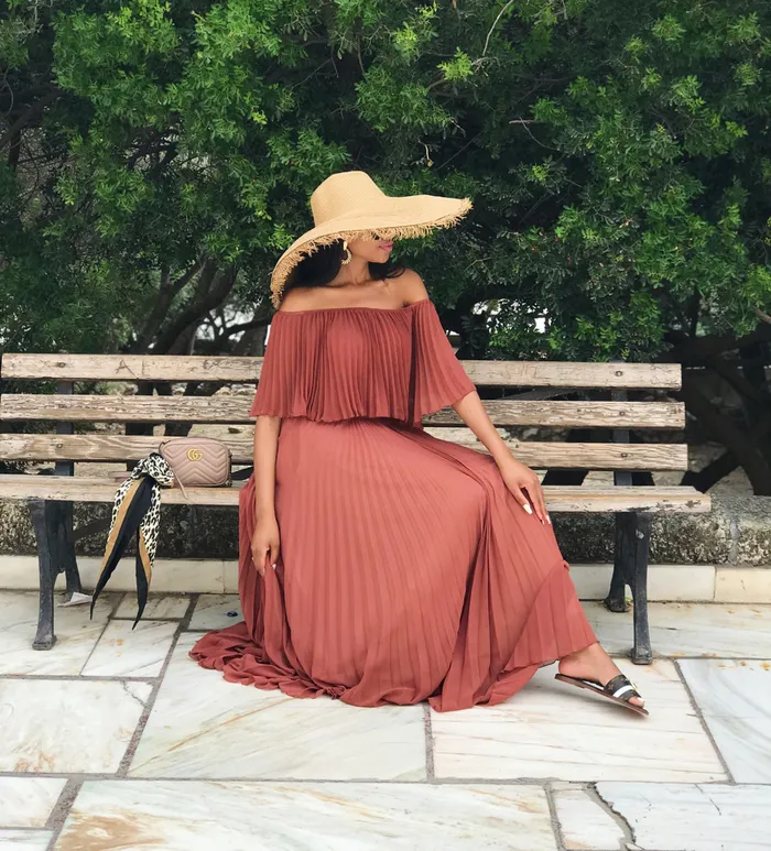 blue mbombo dresses Avendra Maxi Dress main image 1