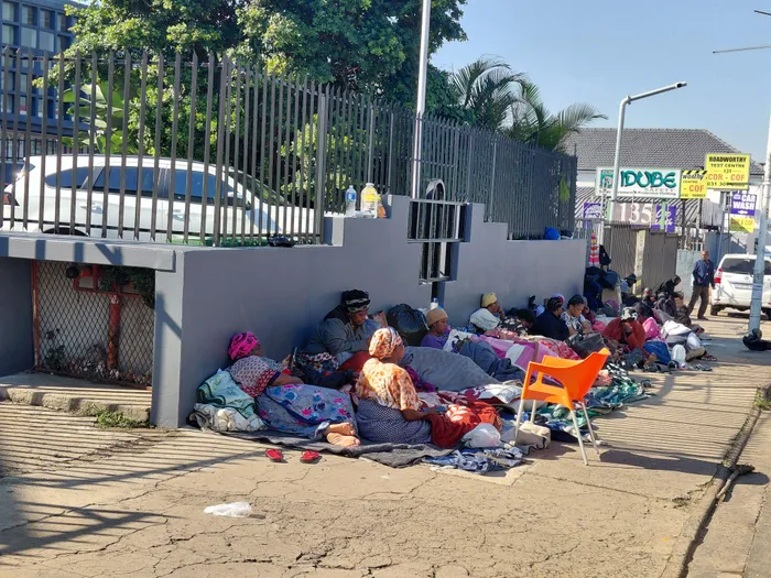 Claims of intimidation and denial of services fuel uncertainty outside Home Affairs centre.