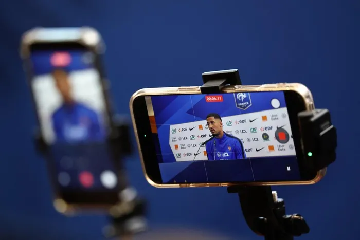 France centre-half William Saliba admits he's been "gritting his teeth" through a persistent back problem to help Les Bleus in North America.  |  AFP