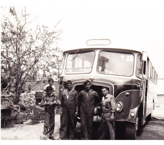 Springfield Omnibus Service. From left: Shanildutt Ramdas, Sudesh Ramdas, and staff. 