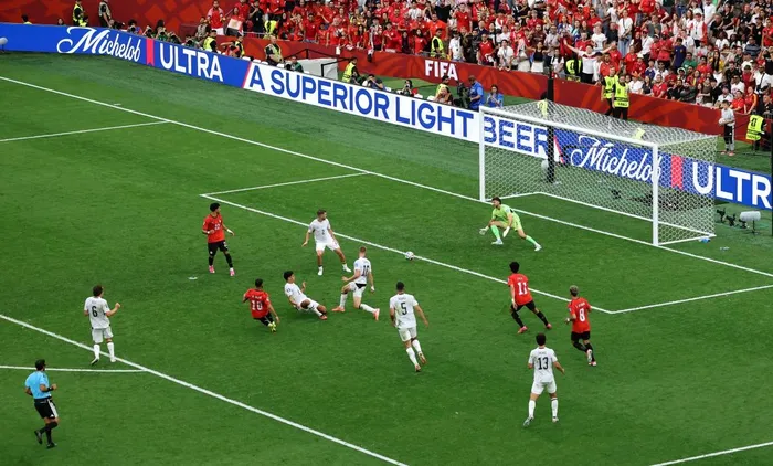 Egypt have clinched their first-ever World Cup win, fighting back to beat New Zealand 3-1 thanks to goals from Mohamed Salah, pictured, Mostafa Zico and Trezeguet. Photo: AFP