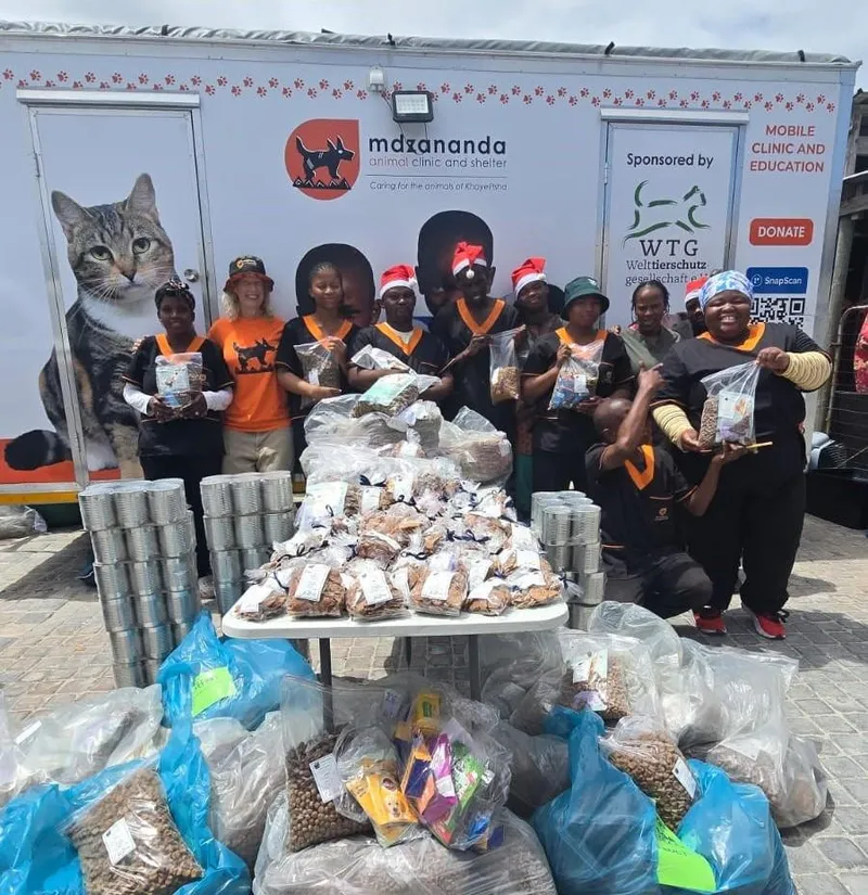 Mdzananda Animal Clinic brings Christmas cheer to 332 pets in Khayelitsha