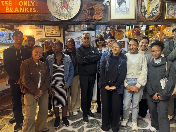  IOL interns visiting the Cape Heritage Museum. 