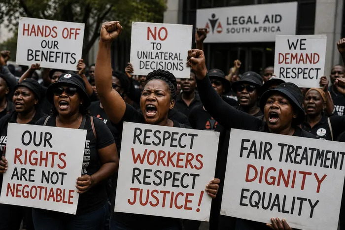 Legal Aid is facing the prospect of protected strike action after the Commission for Conciliation, Mediation and Arbitration (CCMA) issued a certificate of non-resolution. (Not an image of the actual threatened strike.)
