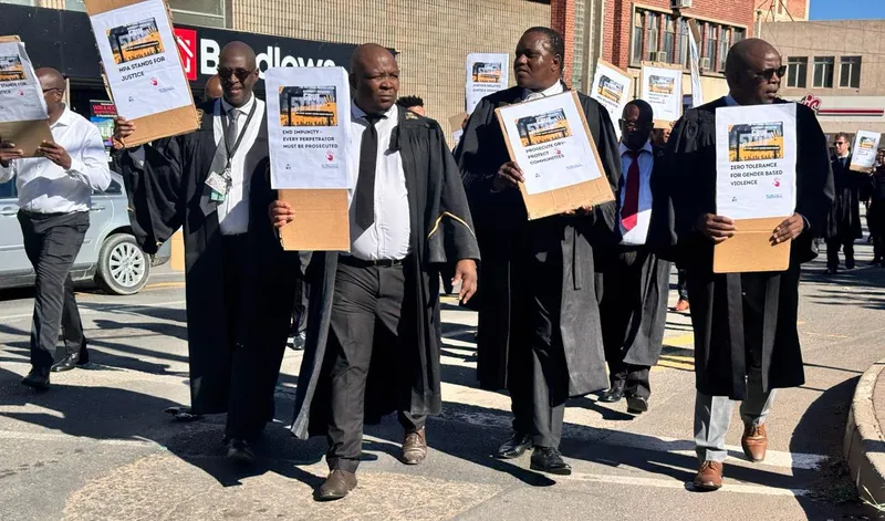 ‘Silence perpetuates violence’: NPA leads GBVF march, urges men to speak out