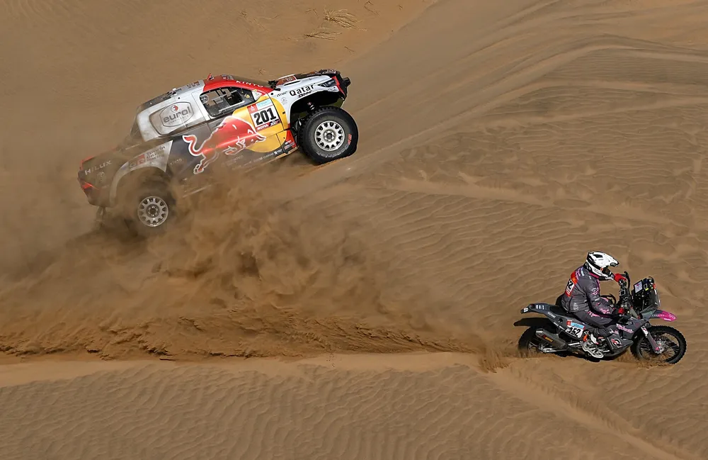 Nasser Al-Attiyah Toyota Gazoo Racing Hilux