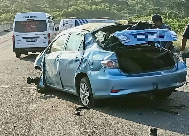 14-year-old dies while allegedly driving intoxicated father on M25 near KwaMashu
