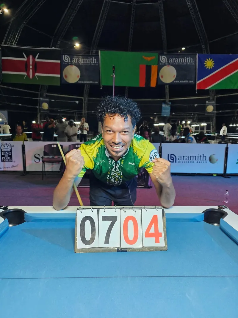 Mitchell's Plain's Martheze claims All Africa Blackball Championship