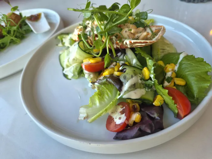 Lobster salad.