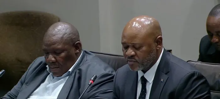 uMsunduzi Mayor Mzi Thebolla and municipal manager Felani Mndebele led a large municipal delegation to Parliament on Wednesday to appear before Scopa over the latest audit outcomes and SIU investigation.