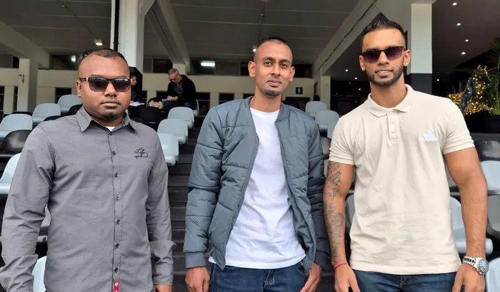Pooven Naidoo, Shiven Mangaroo and Nikhial Ishwarlal.