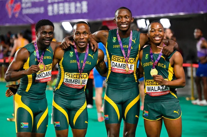 I promise, no more false starts, says Bayanda Walaza after South Africa’s gold rush at World Relays