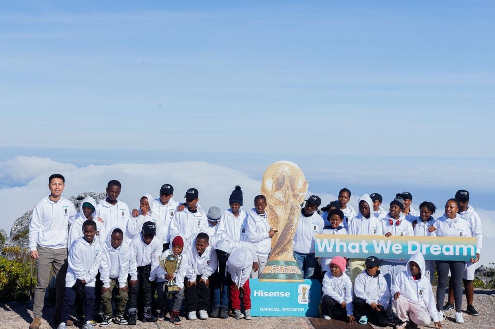 Khayelitsha young footballers inspired to dream bigger at Table Mountain