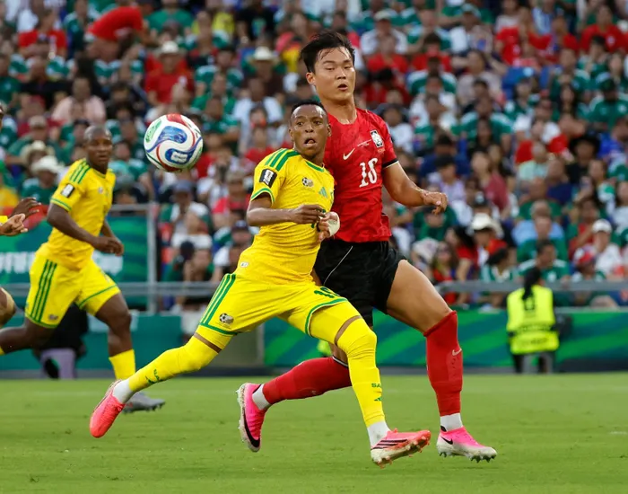 Bafana Bafana playmaker Relebohile Mofokeng pulled the strings against South Korea.