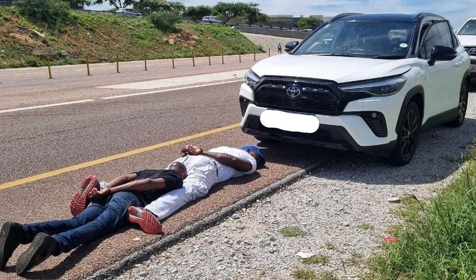 Police intercept Toyota Corolla Cross stolen in Pretoria, arrest Zimbabwean and Malawian men