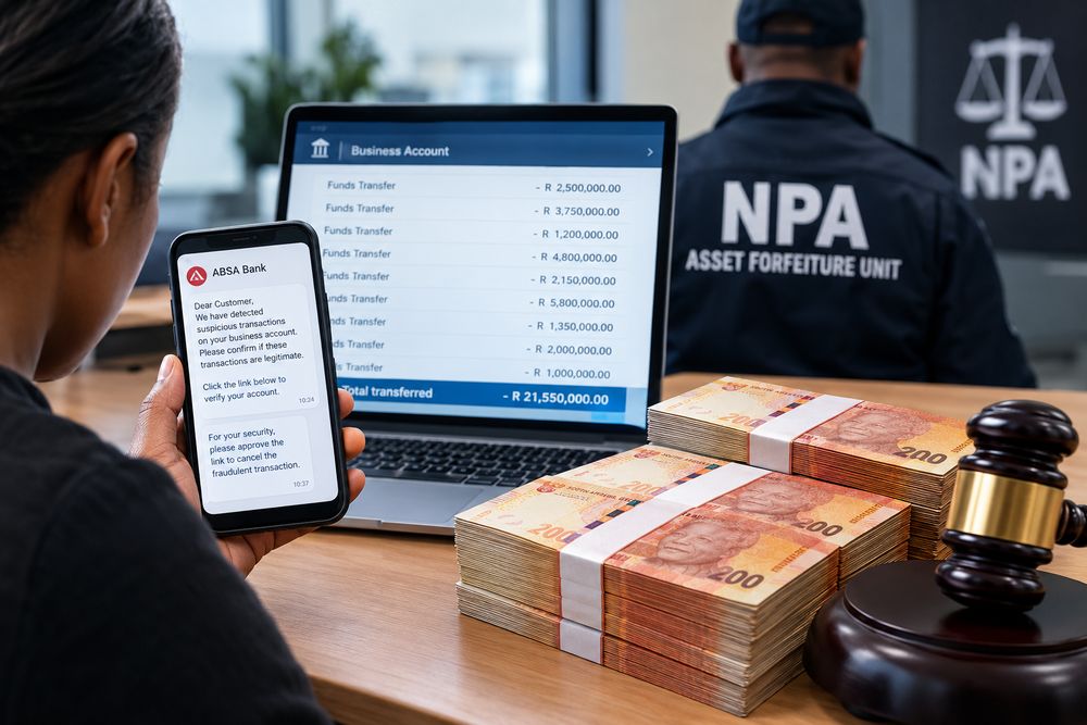 Funds returned: NPA recovers R21.55 million stolen from company in WhatsApp banking scam - IOL