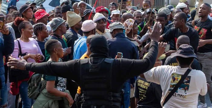 Hundreds of members and supporters of Labour Laws Enforcement marched in Overport on Thursday calling for stricter enforcement of South Africa's labour laws, greater employer accountability, and stronger protection of workers' rights. The march began at Malls Tiles to Star Meats on Sparks Road. There was a heavy police presence monitoring the situation.