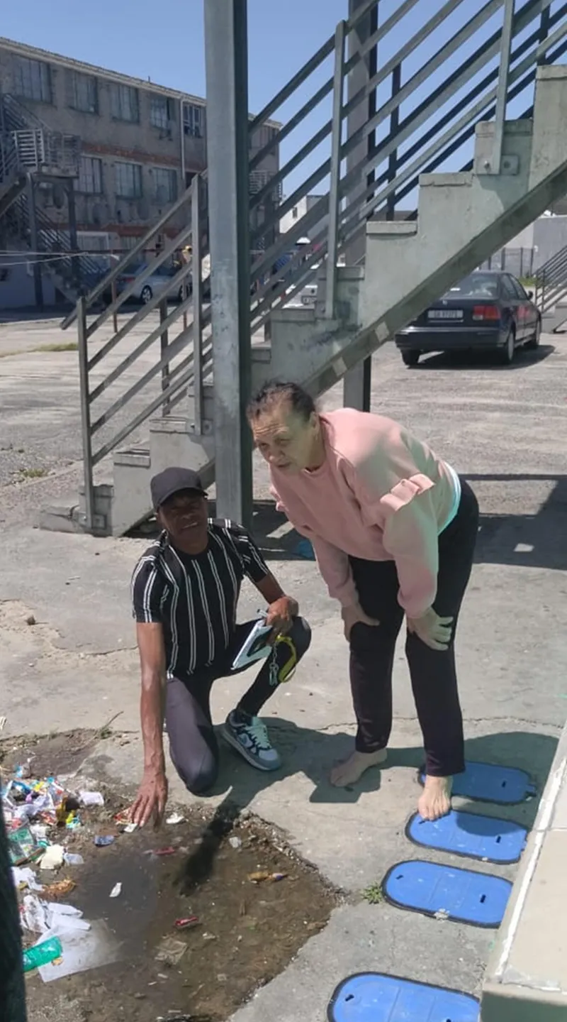 Residents of Stuckeris Court suffer from a six-year water leak