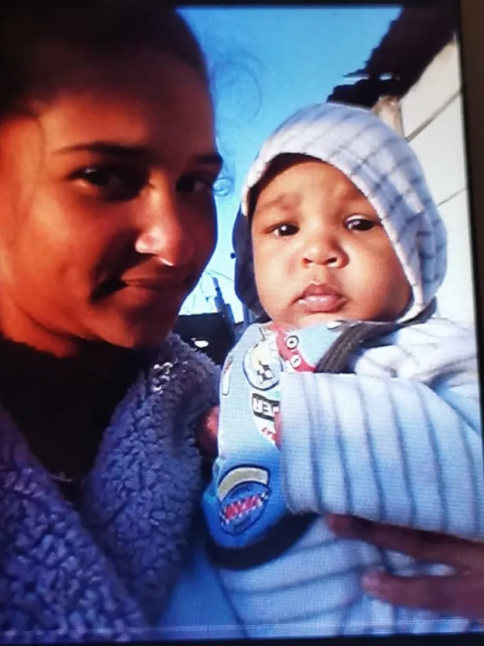 Lekesha Marthinus, 18, died after a beer bottle was thrown at her and hit her on the temple. With her is her son Ashton who was nine months at the time. Her killer was sentenced to an effective seven year jail term.