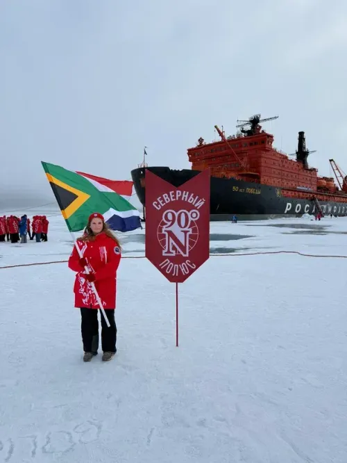 SA Teen Stands at the Top of the World on Rosatom Arctic Icebreaker Expedition