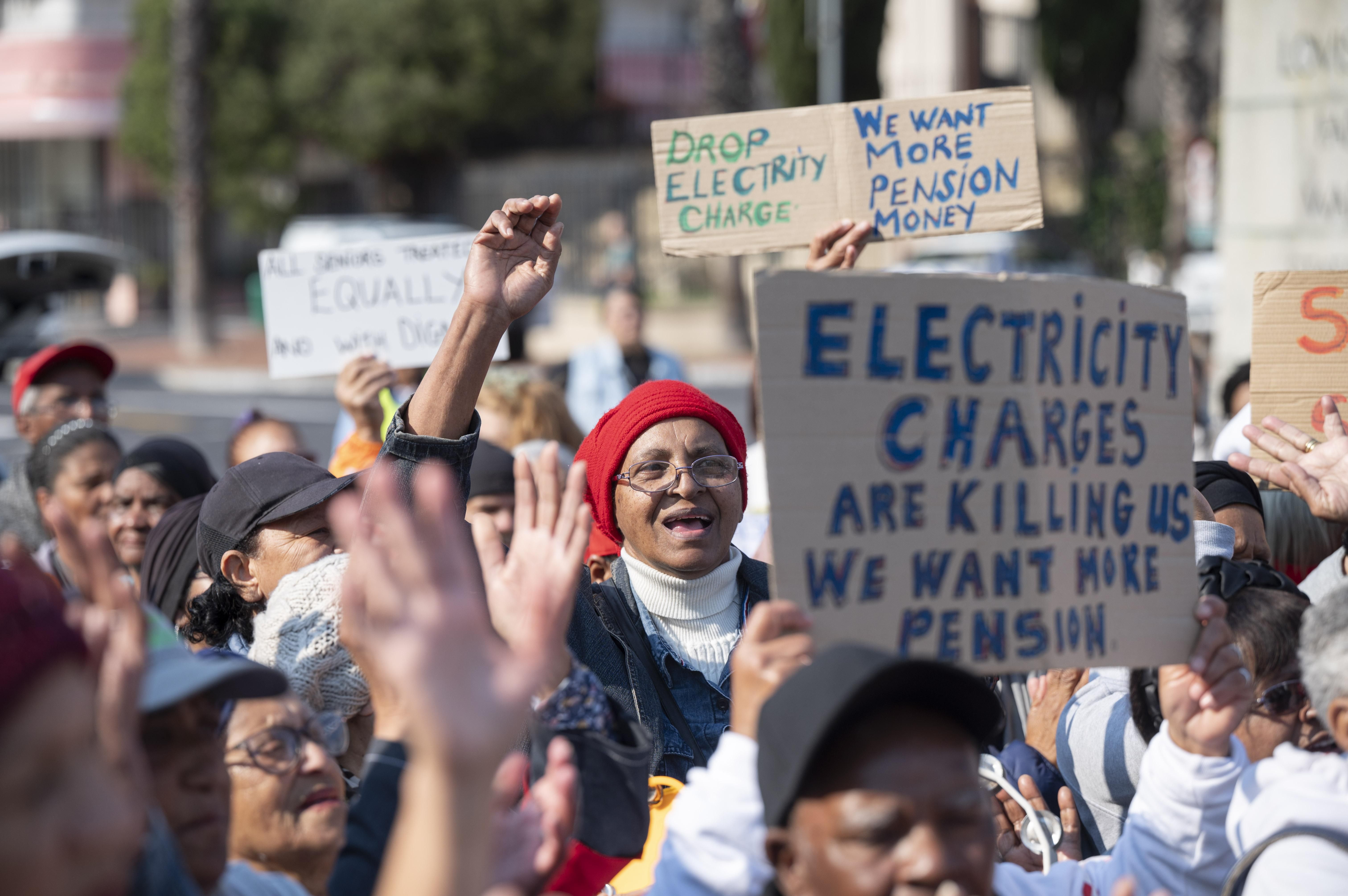 Sassa pensioners unite in protest for fairness and dignity at Parliament