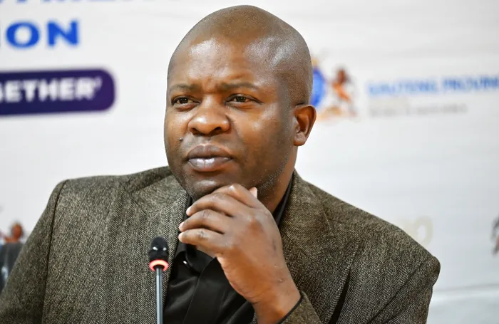  Gauteng MEC for Sports, Arts and Culture, Lebogang Maile, during the department's budget vote in the provincial legislature on Tuesday.