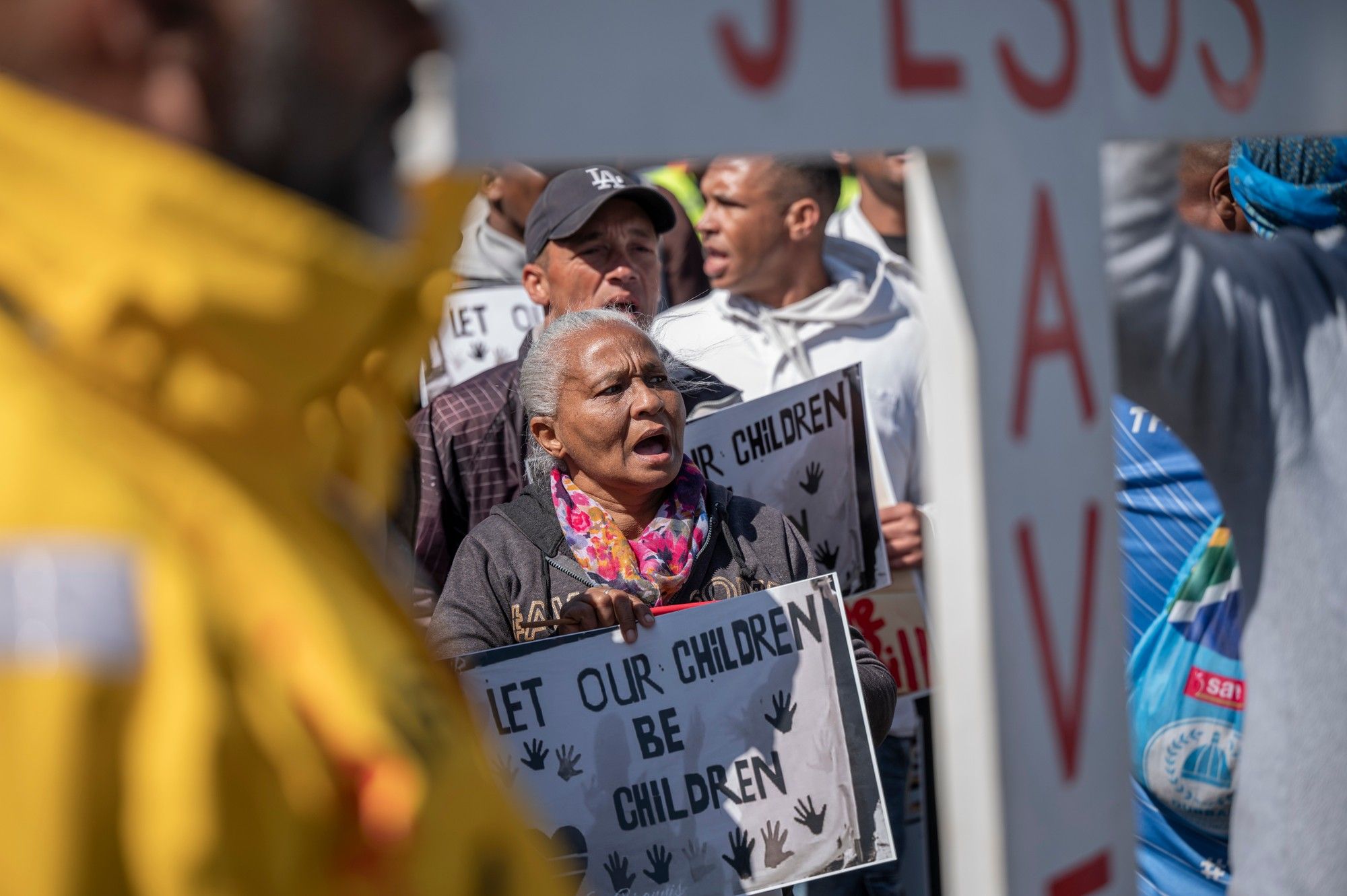 Communities and civics hold child protection rally