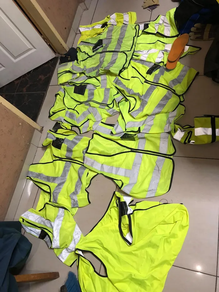 Firearms and a hijacked BMW X5 seized during a joint SAPS and EMPD operation in Daveyton, where officers targeted a suspected cash-in-transit robbery gang.